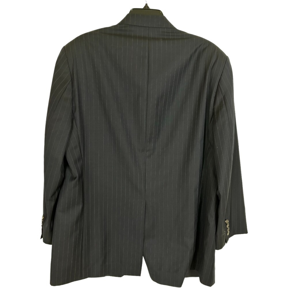 Lauren Ralph Lauren Suit Jacket Men’s 42R Wool Navy Blue Striped Macy’s Canada - Picture 5 of 7